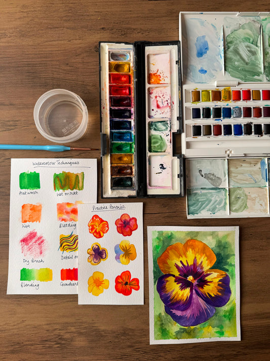 1st Birthday Beginners Watercolour Workshop | 2nd August | 10am - 12pm