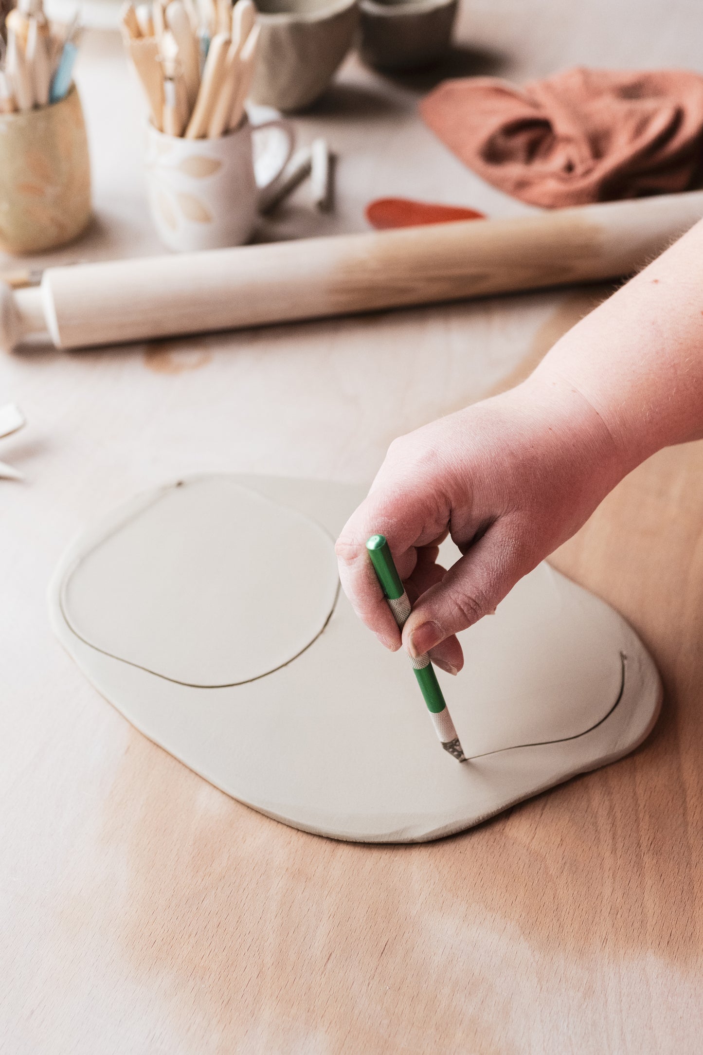 May 22nd 7-8.30pm - Pottery Workshop - Paint Palette