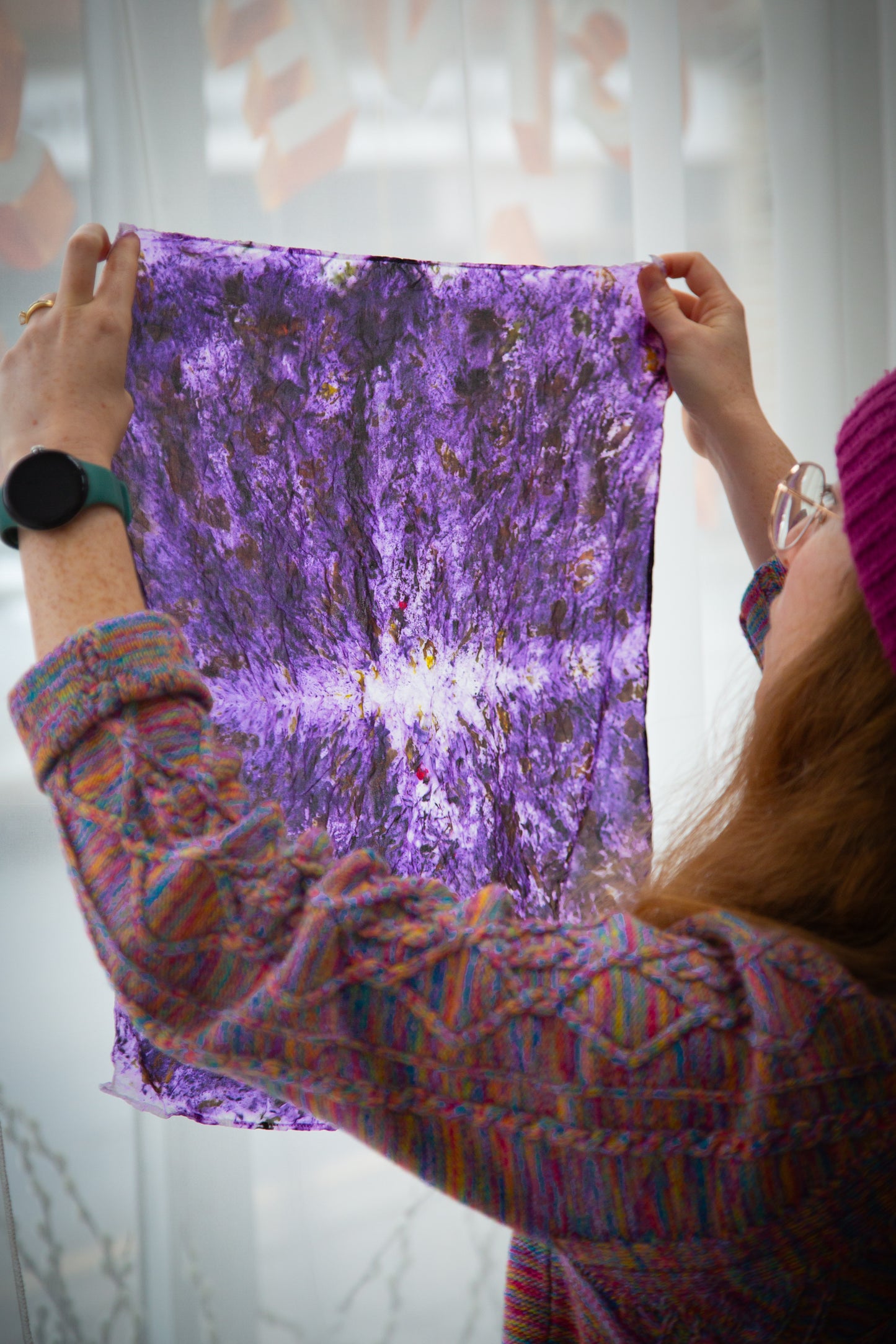 October 19th 11am-12.30pm - Dye Your Own Silk Headscarf