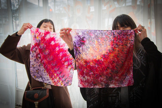 October 19th 11am-12.30pm - Dye Your Own Silk Headscarf