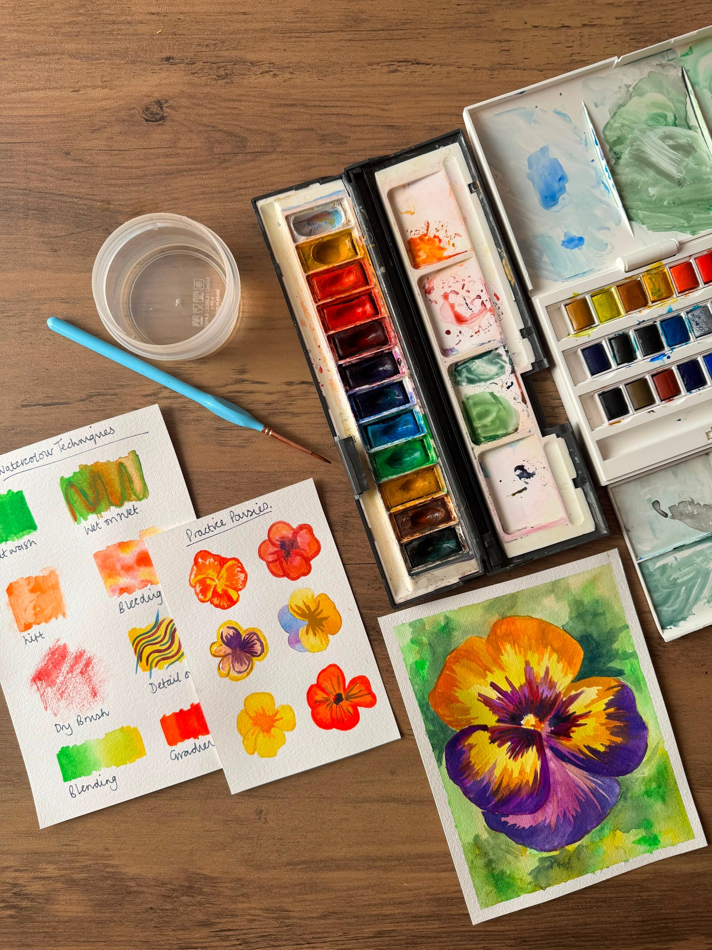 1st Birthday Beginners Watercolour Workshop | 2nd August | 10am - 12pm